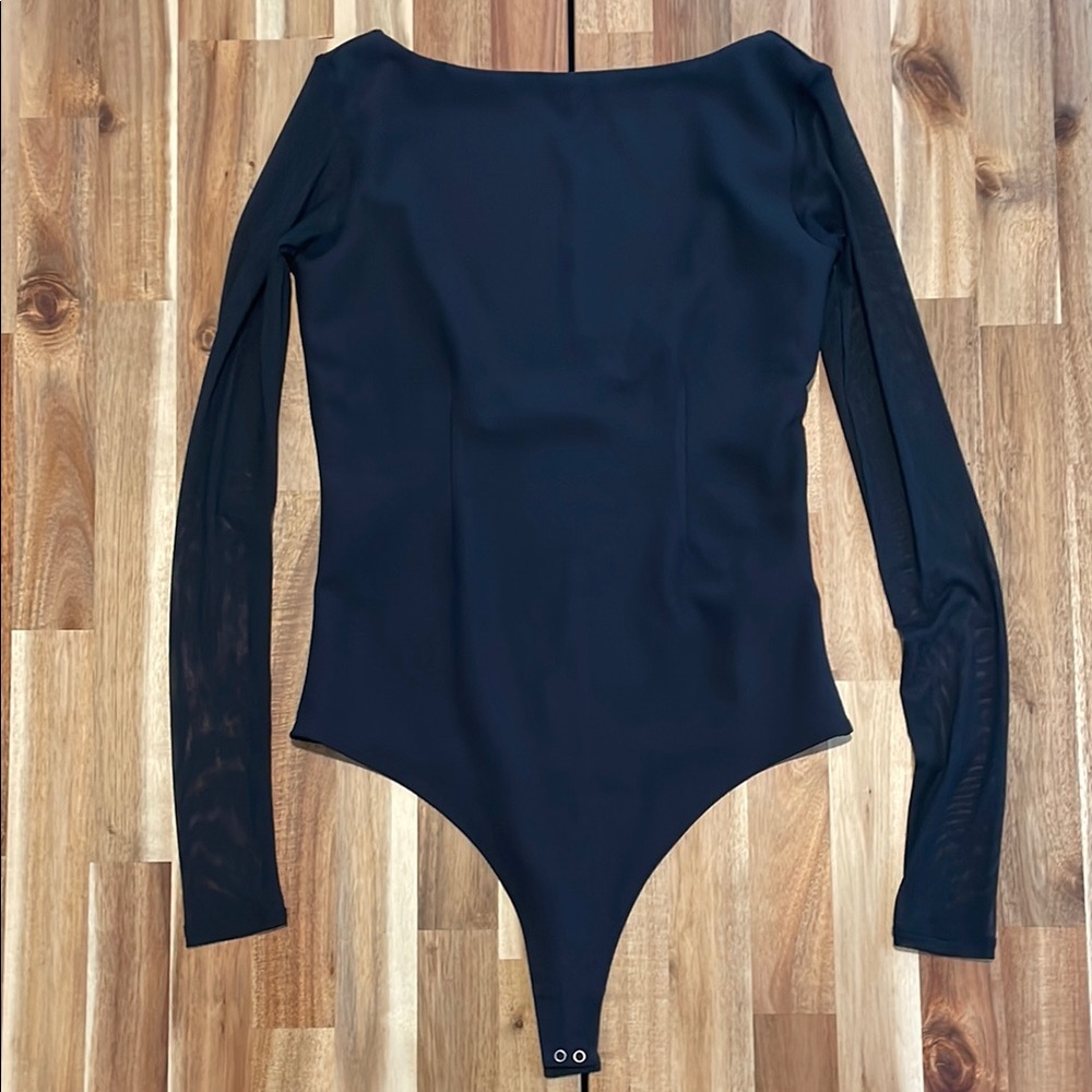 Black Long Sleeve Bodysuit